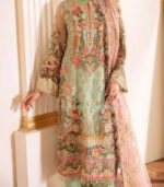 Embroidered Net Dress – Elegant Baroque Chantelle Style