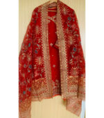 Stitched embroidered pakistani dress