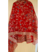 Stitched embroidered pakistani dress